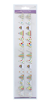 2PK MINI PENNANT FLAGS FIESTA